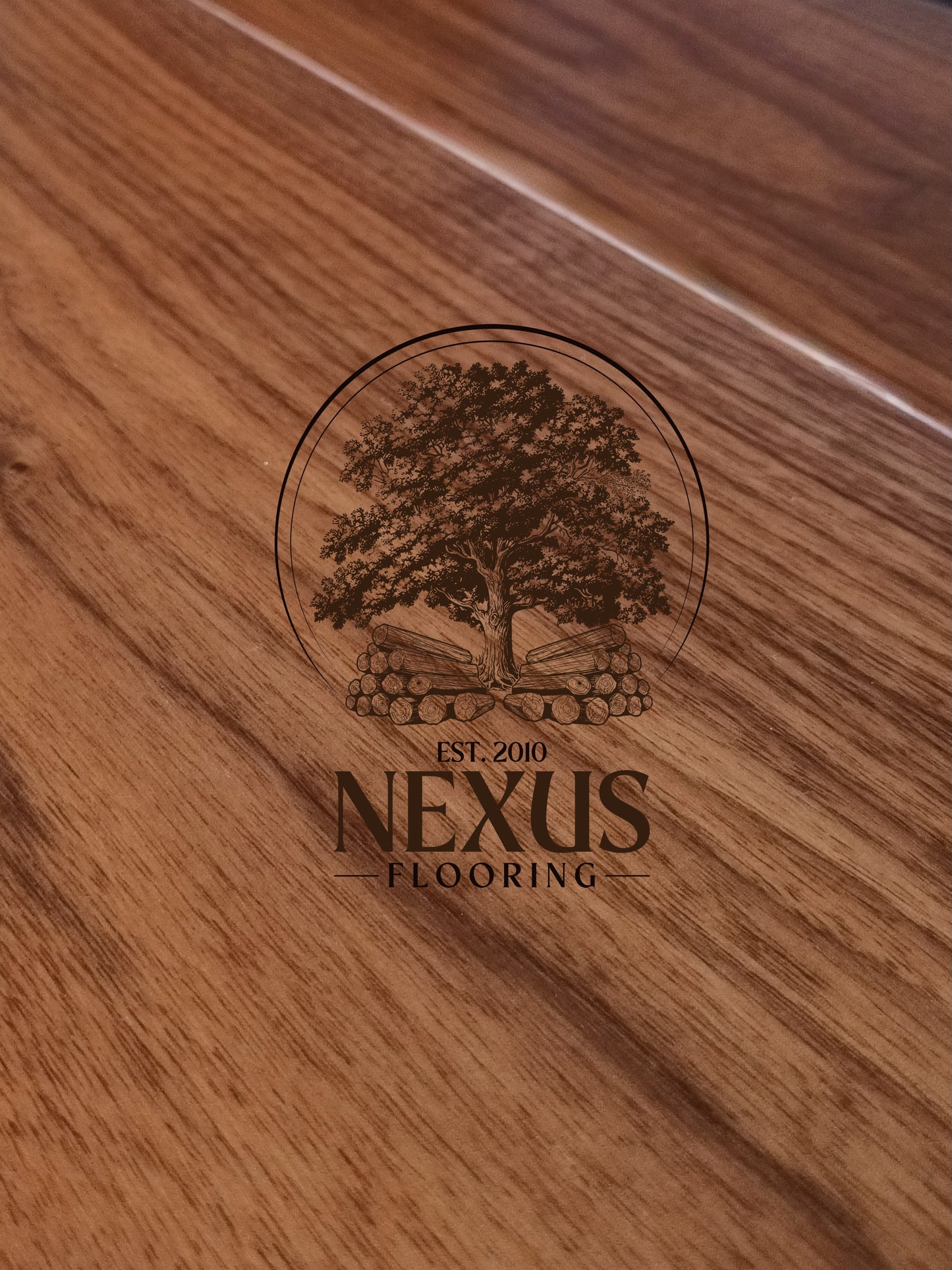 20mm x 4mm x 191mm American Black Walnut Lacquered Engineered Wood Flooring