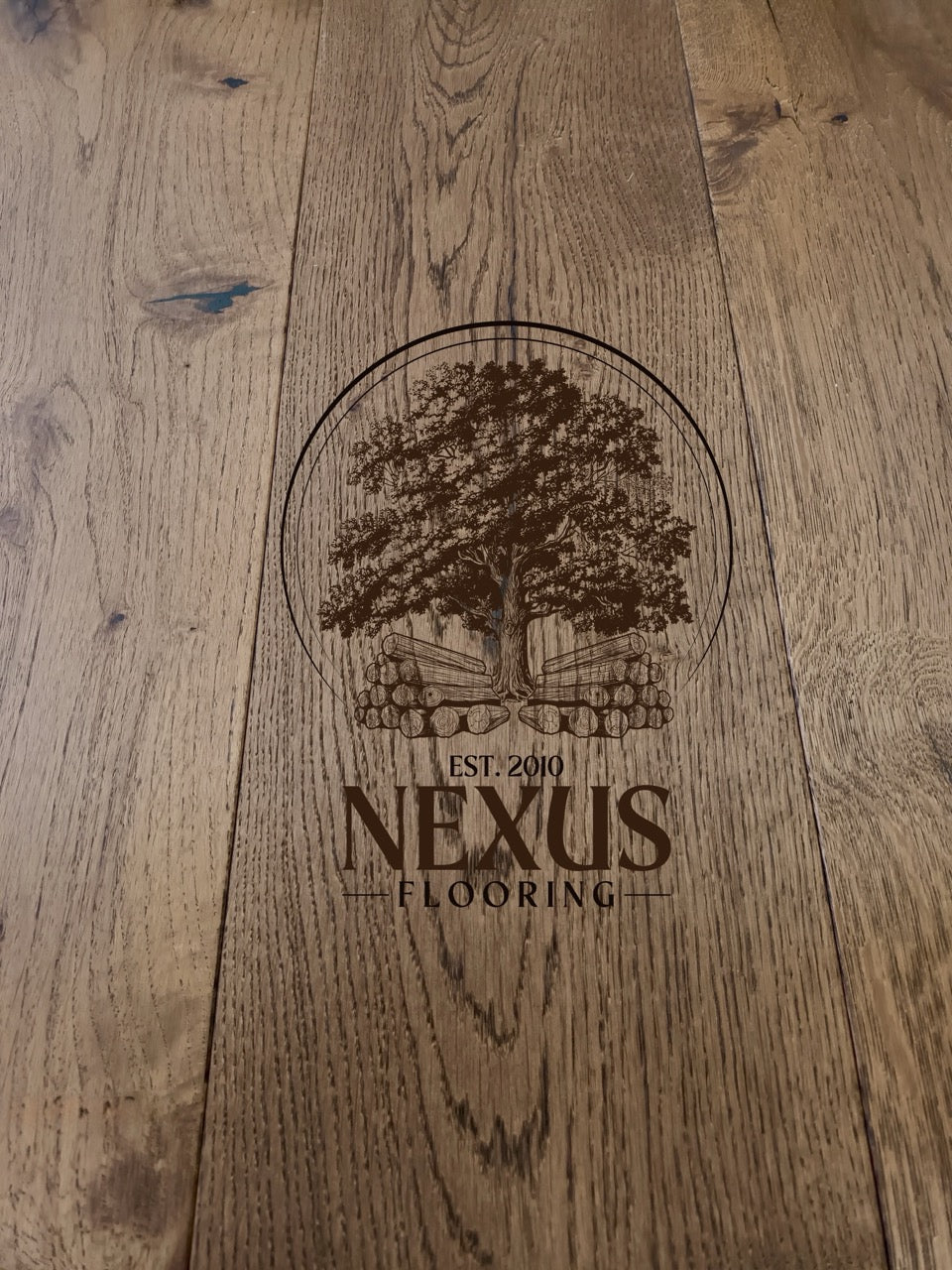 14mm x 3mm x 190mm Black Pearl Brushed UV Oiled 3 ply Engineered Oak Wood Flooring(65)