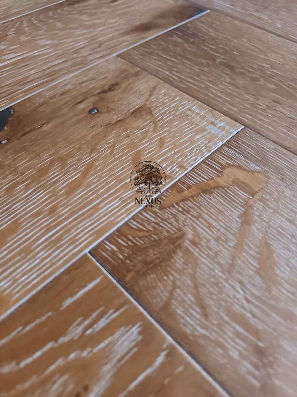 Bracken Herringbone Engineered Oak 14x 3x 90x 400 Wood Flooring