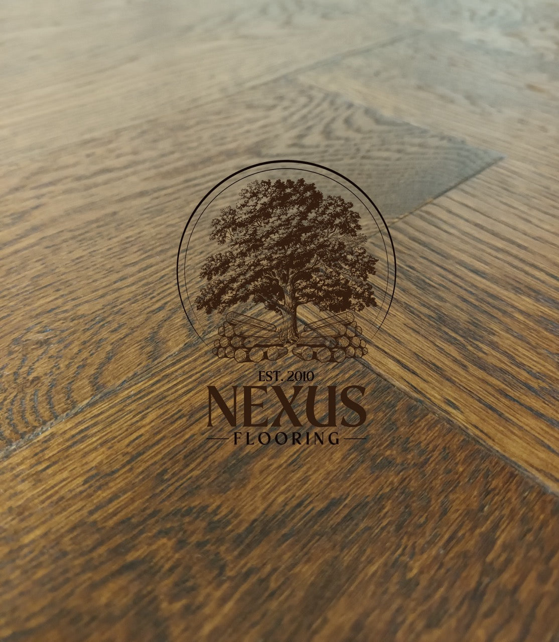 Herringbone Brushed Caramel Engineered Oak 15x 3×120 x600 Wood Flooring (Prime Grade)