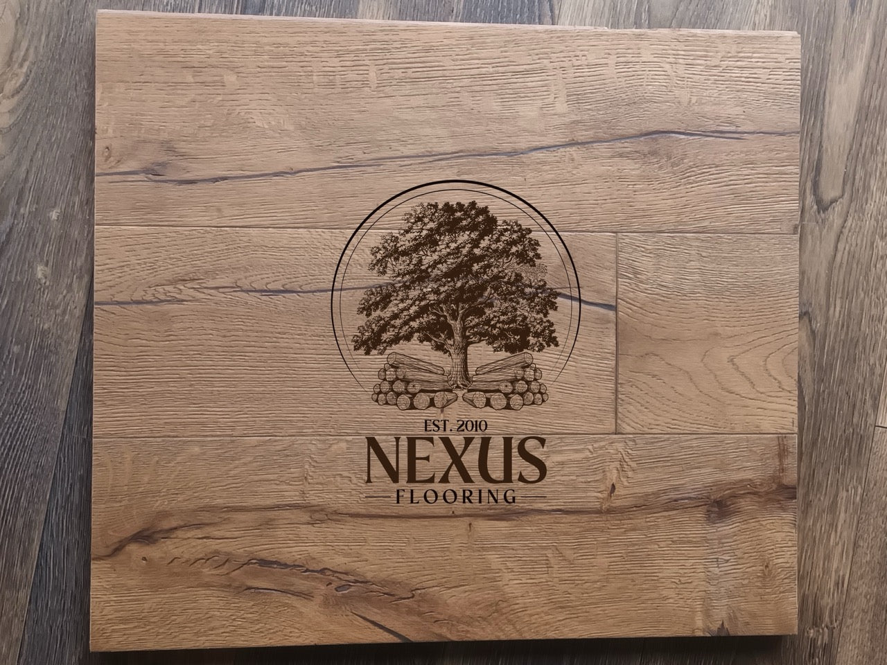 20mm x 6mm x 190mm Distressed Brown Engineered Oak Wood Flooring