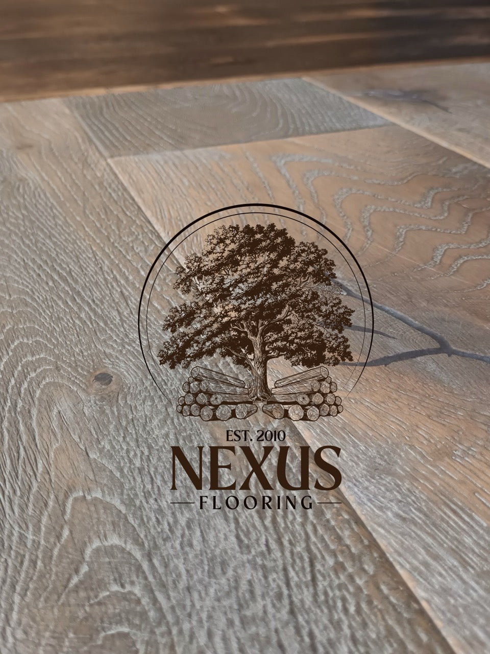 20mm x 6mm x 190mm Distressed Grey Engineered Oak Wood Flooring