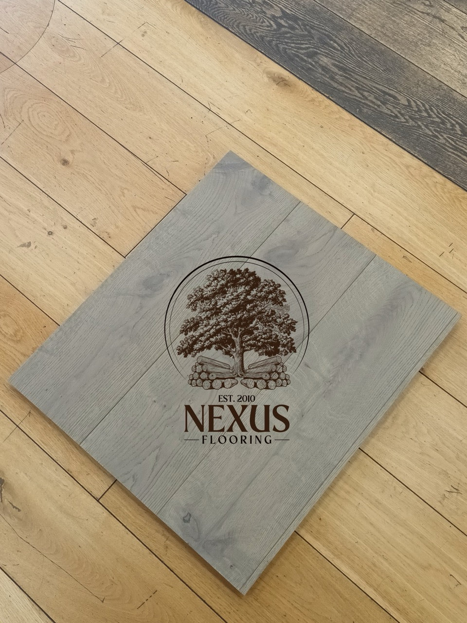 14mm x 3mm x 190mm Dove Grey Engineered Oak Wood Flooring