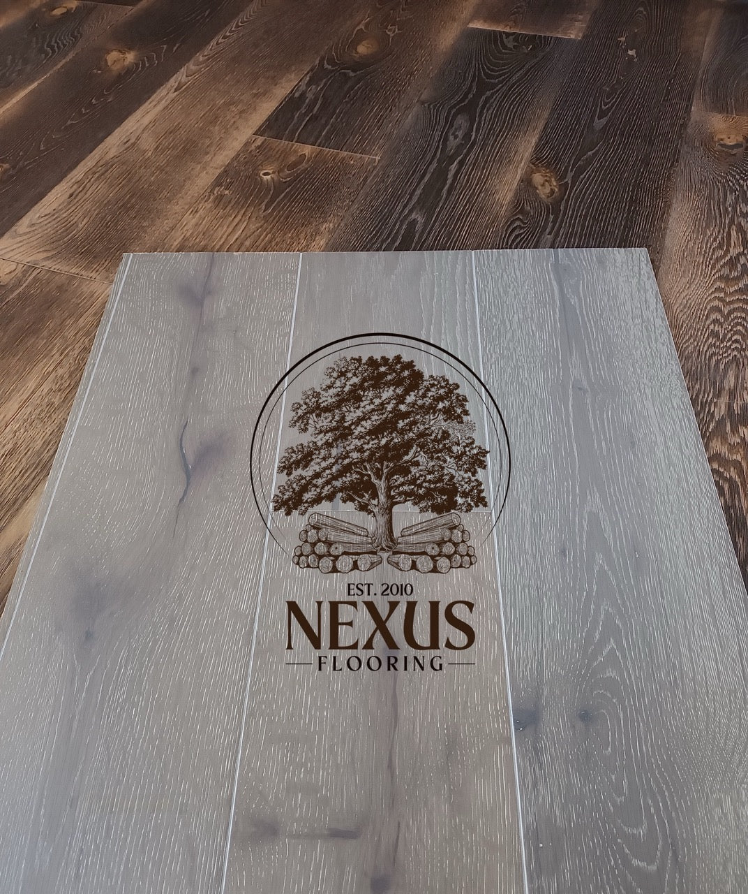 15mm x4mm x190mm Engineered Harbour Grey Oak Wood Flooring