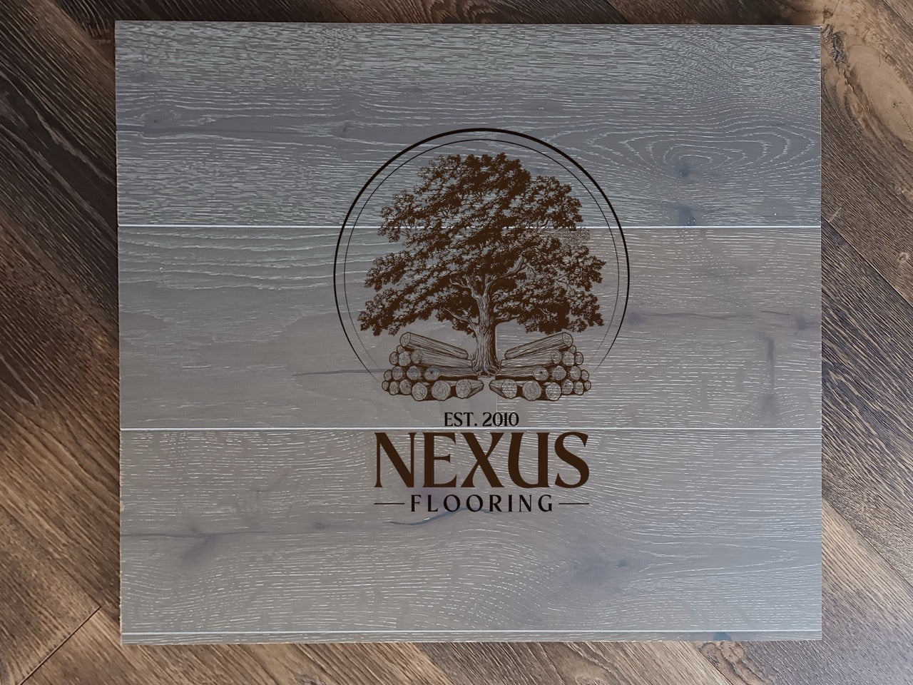 15mm x4mm x190mm Engineered Harbour Grey Oak Wood Flooring