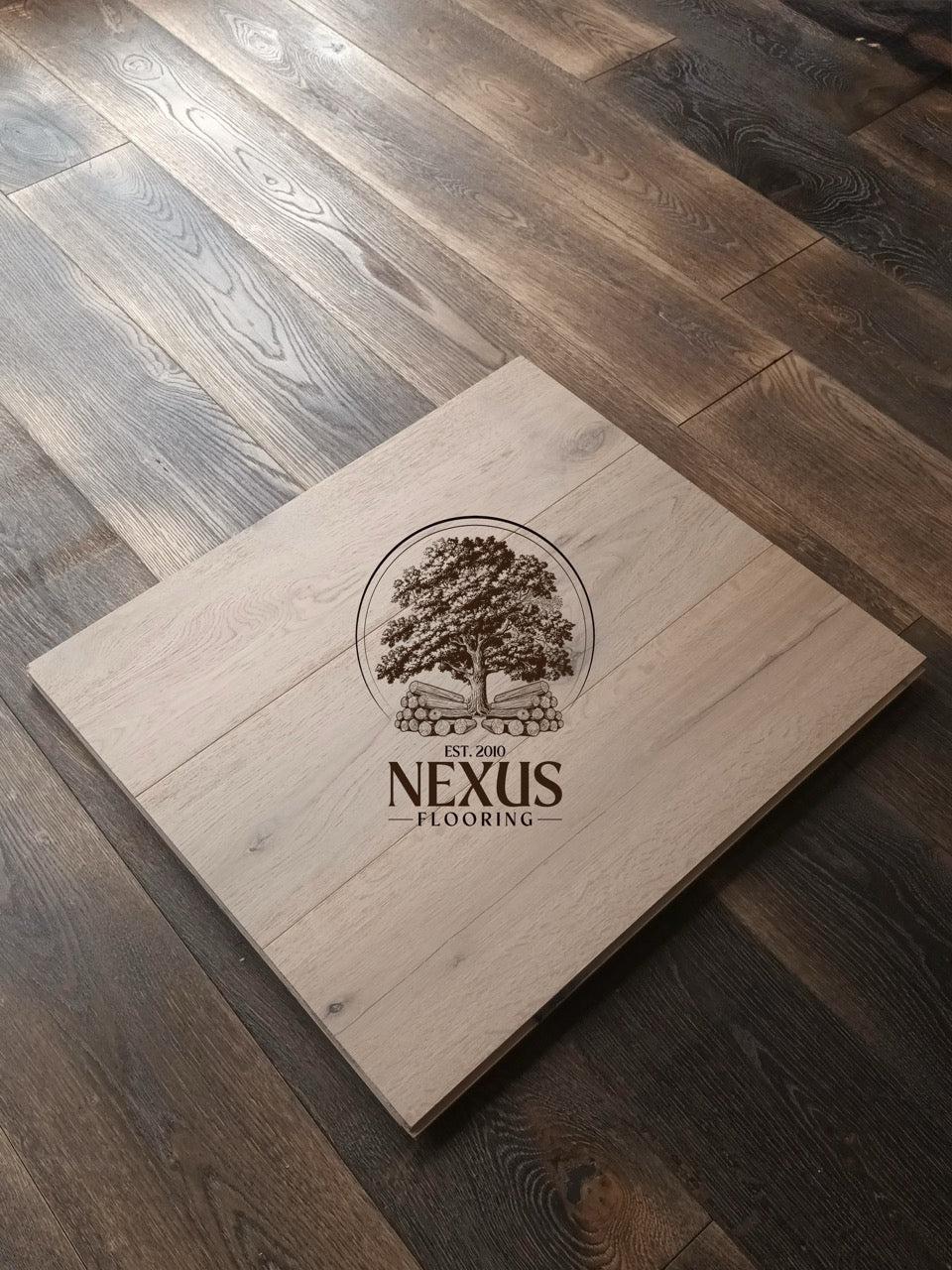 14mm x 3mm x 190mm Invisible Finish Engineered Oak Wood Flooring
