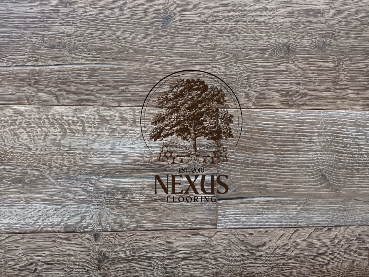 Engineered 15mm x4mm x 220mm Distressed White Hard Wax Oiled Oak