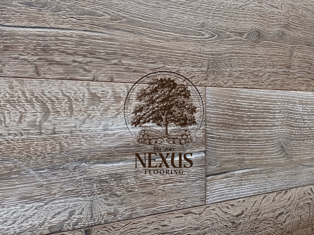 Engineered 15mm x4mm x 220mm Distressed White Hard Wax Oiled Oak