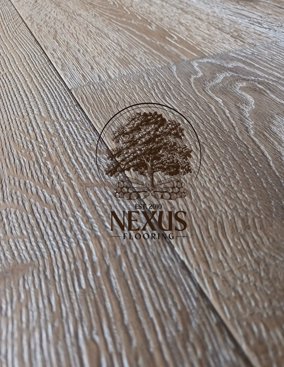 Engineered 15mm x 220 Distressed Smoked White Oak Flooring