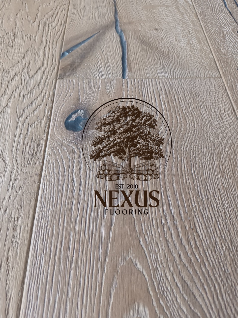 Engineered 14mm x3mm x190mm Smoked White Oiled, 3ply ,Rustic