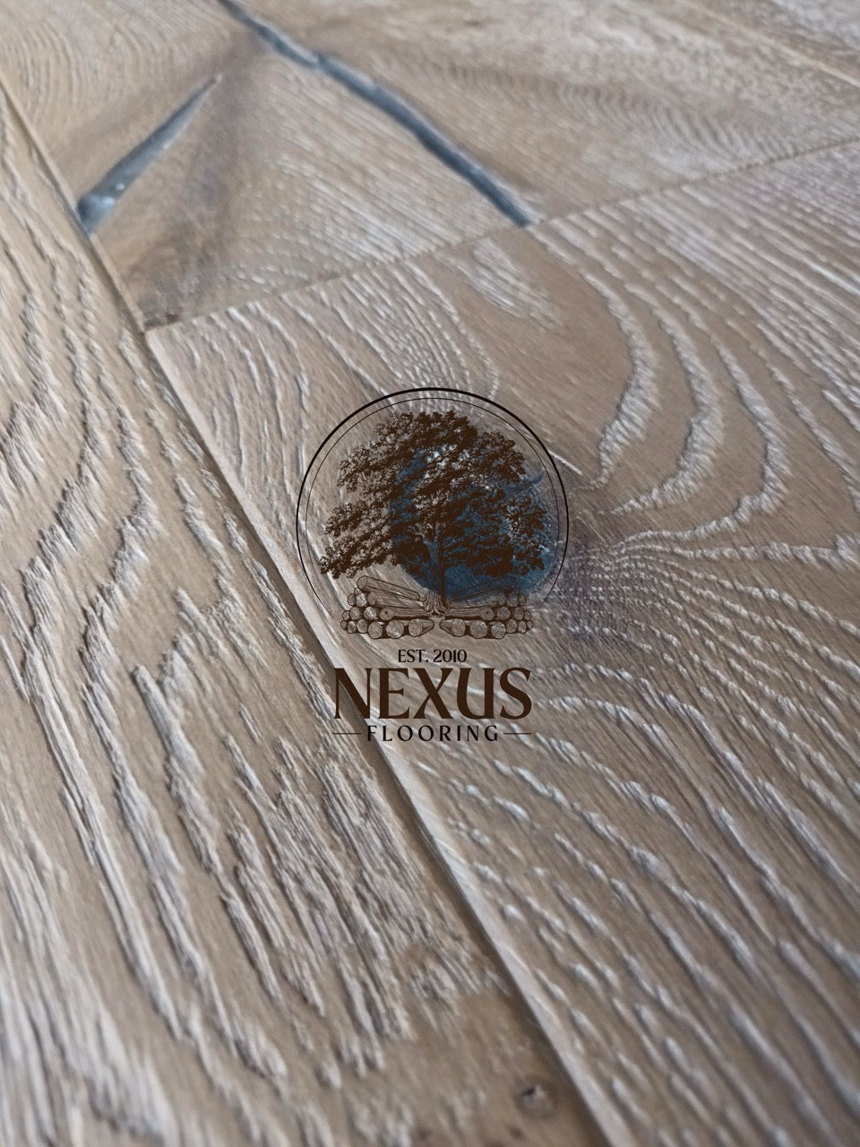 Engineered 14mm x3mm x190mm Smoked White Oiled, 3ply ,Rustic