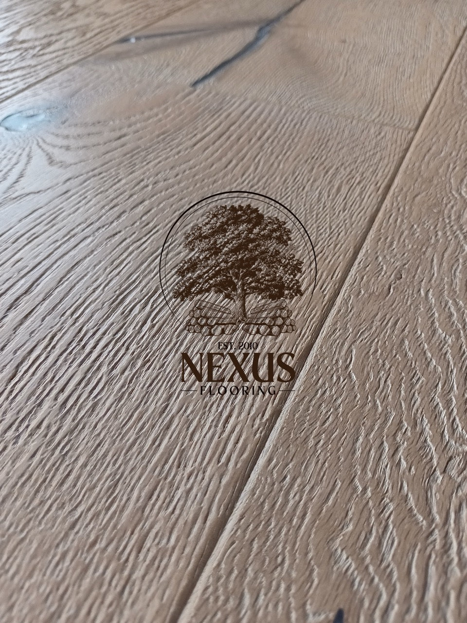 Engineered 14mm x3mm x190mm Smoked White Oiled, 3ply ,Rustic