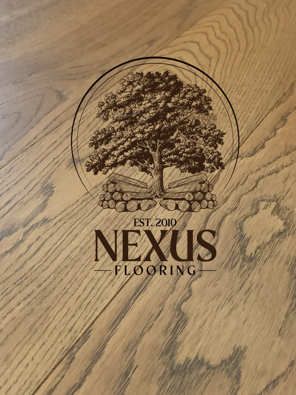 14mm x 3mm x 125mm Smoked Golden Engineered Oak Wood Flooring