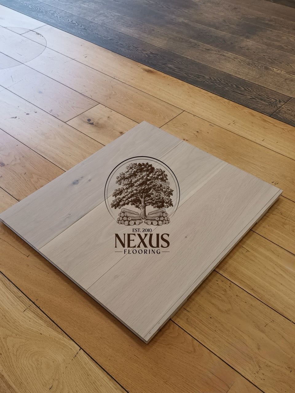 14mm x 3mm x 190mm Engineered White Smoke Oak Flooring