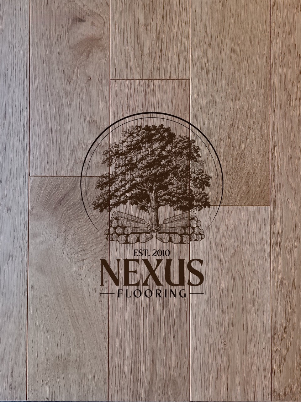 14mm x 3mm x 125mm Brushed Oiled Engineered Oak Wood Flooring