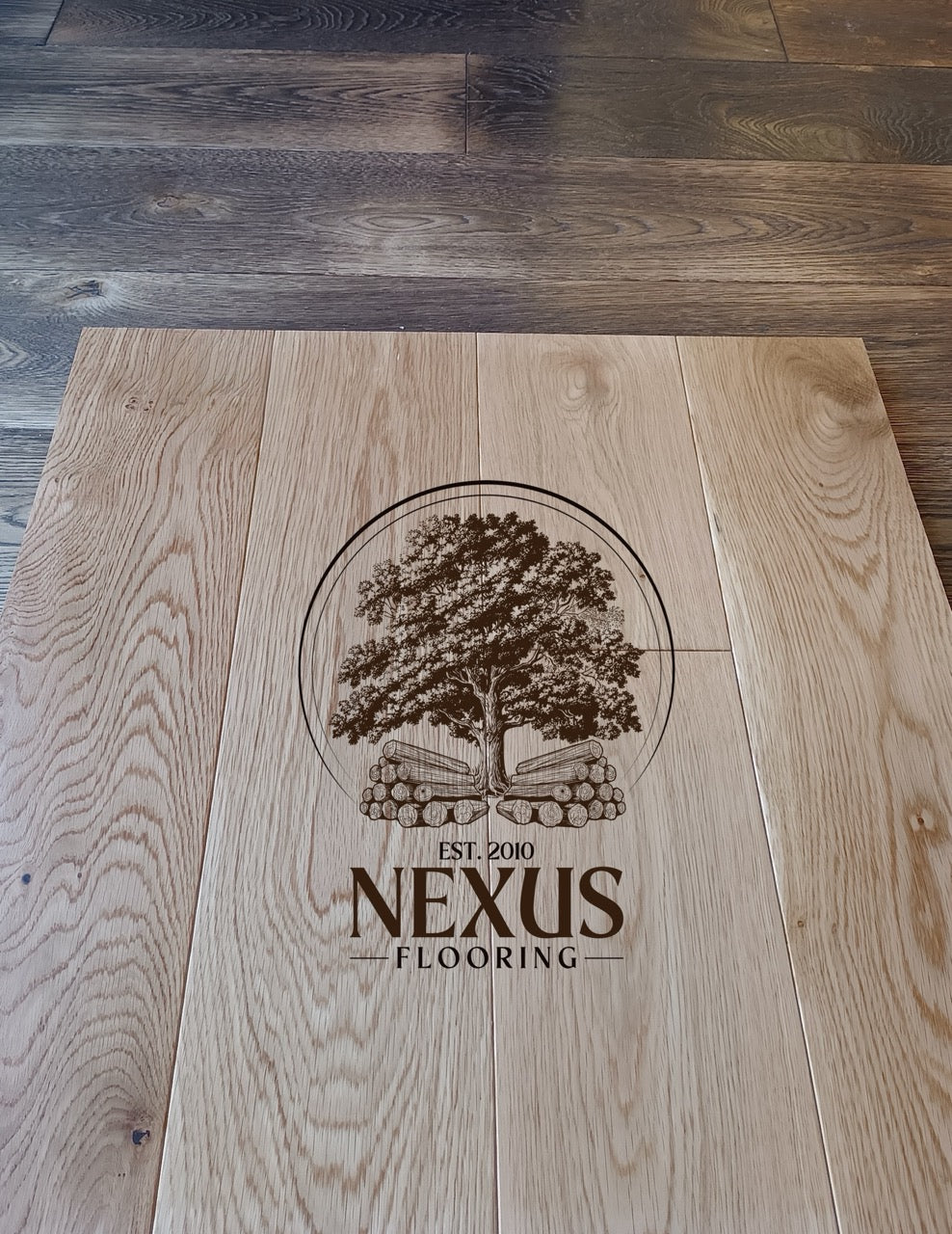 14mm x3mm x150mm Lacquered Engineered Oak Wood Flooring