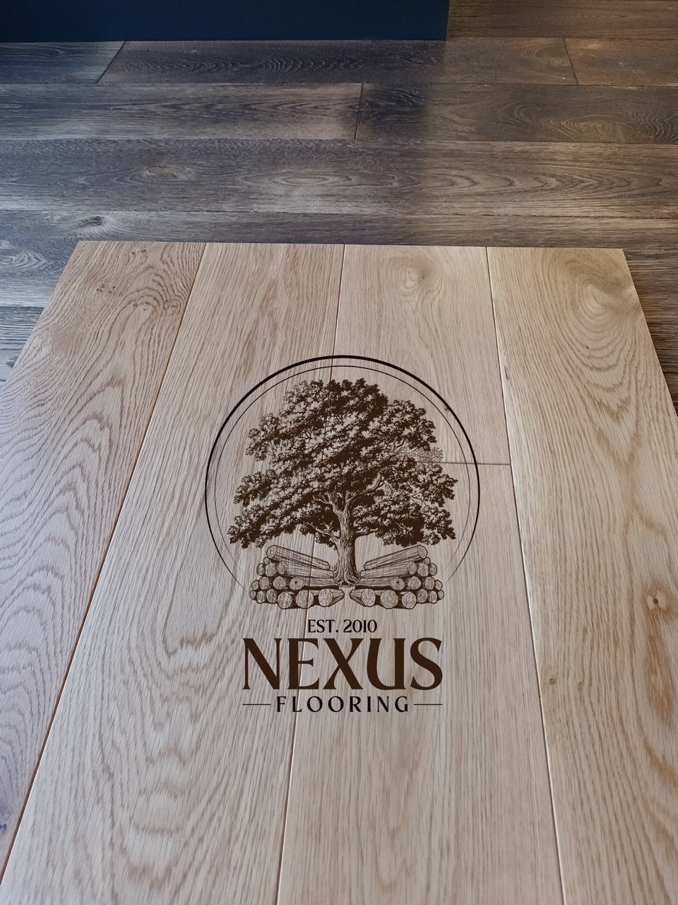 14mm x3mm x150mm Lacquered Engineered Oak Wood Flooring