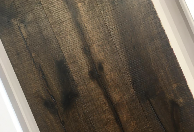 15mm x 4mm x 190mm Mocha Band Saw Mark Brushed UV Oiled Multiply Engineered Oak Wood Flooring