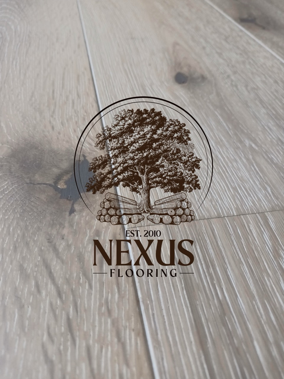 15mm x 4mm x 190mm White Washed Engineered Oak Wood Flooring