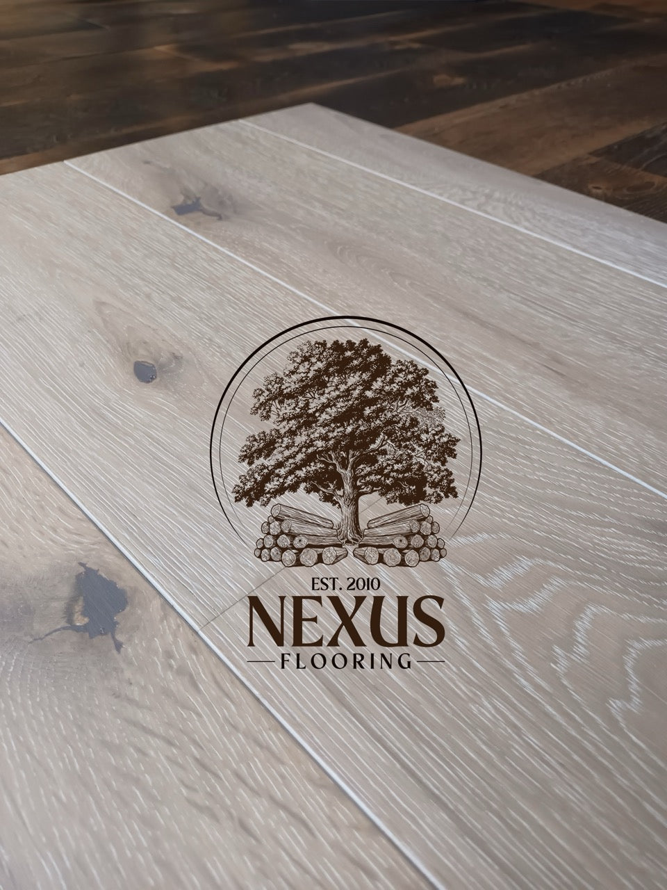 15mm x 4mm x 190mm White Washed Engineered Oak Wood Flooring