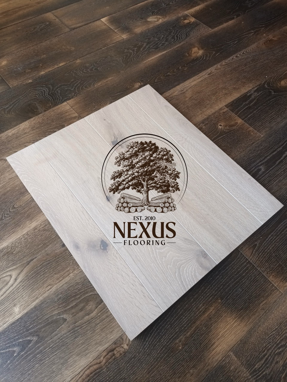 15mm x 4mm x 190mm White Washed Engineered Oak Wood Flooring