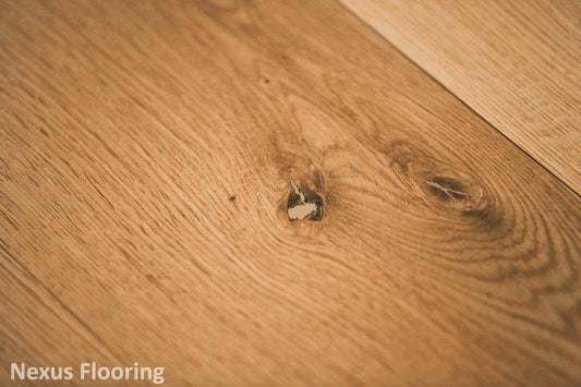 20mm x 6mm x 260mm Natural Brushed Oiled Engineered Oak Wood Flooring