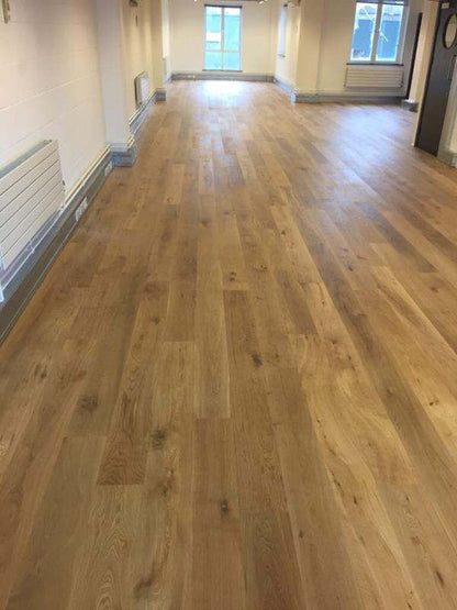 18mm x 150m Lacquered Solid Oak Wood Flooring