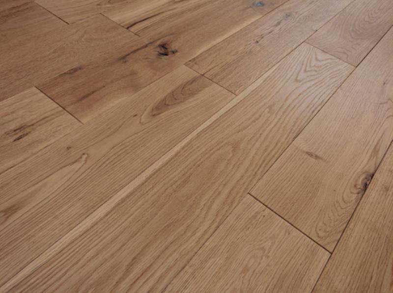 18mm x 150mm Brushed Oiled Solid Oak Wood Flooring