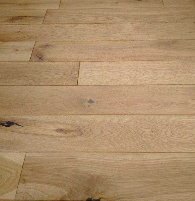 18mm x 150mm Brushed Oiled Solid Oak Wood Flooring