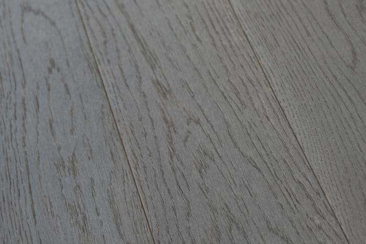 15mm x 4mm x 190mm Galaxy Grey Bark Engineered Oak Wood Flooring