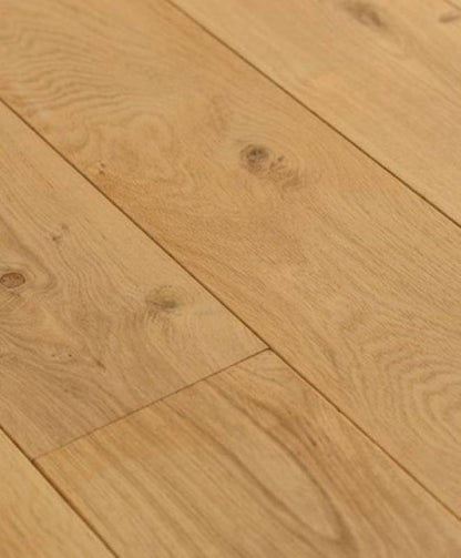 20mm x 6mm x 260mm Natural Brushed Oiled Engineered Oak Wood Flooring