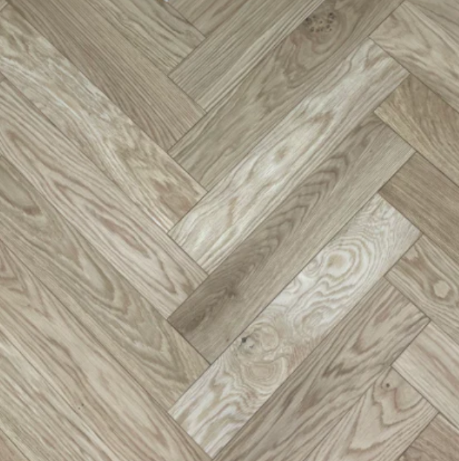 Engineered Herringbone 10mm x3mm x 90mm x450mm Smoked Natural