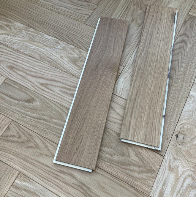 Engineered Herringbone 10mm x3mm x 90mm x450mm Smoked Natural