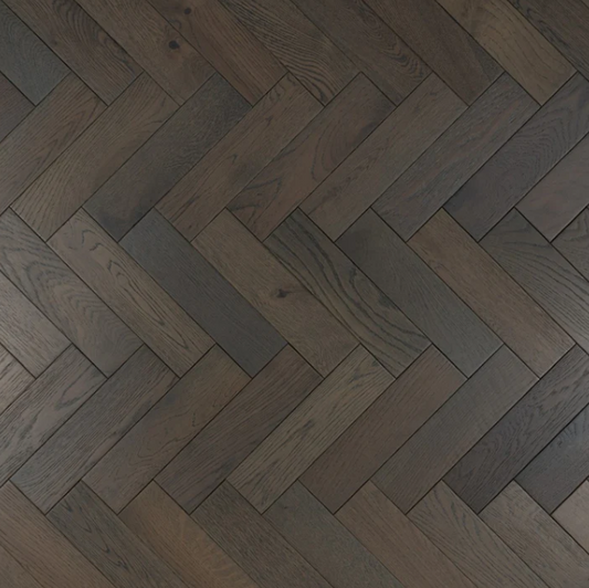 Engineered Herringbone 18mm x90mm x400mm,Graphite Grey (Brushed Matt Lac)