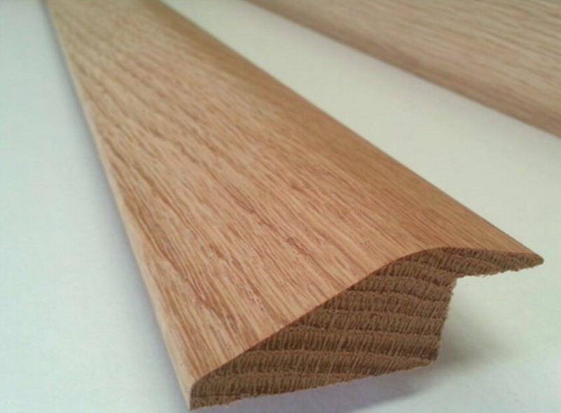 Oak Reducing Ramp 14mm Oak Wood Reducer Ramp 1m/2.4m Bespoke matching Colour. – Nexus ...