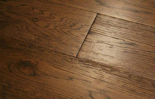 15mm x 4mm x 190mm Engineered Brushed Caramel Oak Wood Flooring