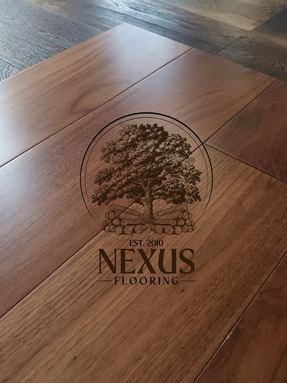 14mm x 3mm x 150mm American Walnut Lacquered Engineered Wood Flooring