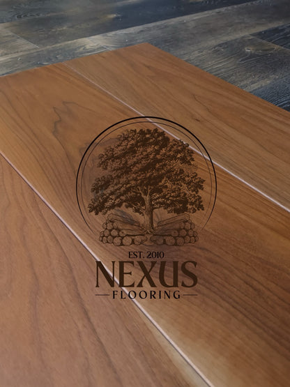 20mm x 4mm x 191mm American Black Walnut Oiled Engineered Wood Flooring