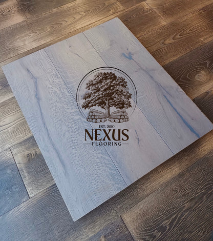 14mm x 3mm x 190mm Amethyst Brushed UV Oiled 3 ply Engineered Oak Wood Flooring