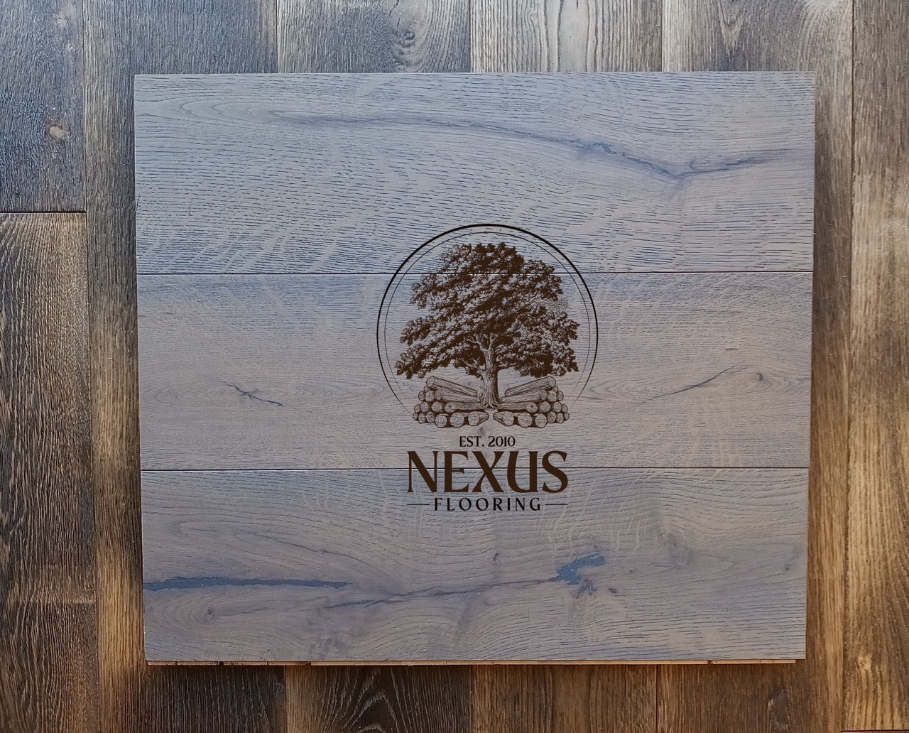 14mm x 3mm x 190mm Amethyst Brushed UV Oiled 3 ply Engineered Oak Wood Flooring