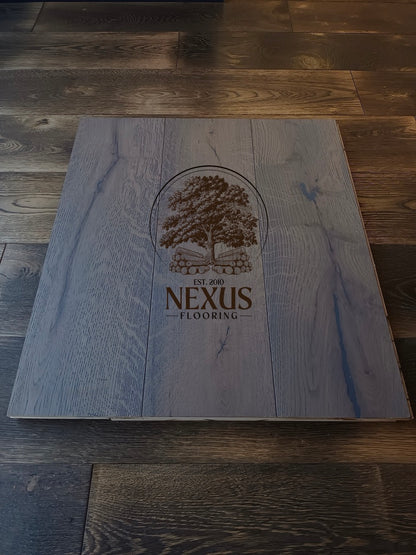 14mm x 3mm x 190mm Amethyst Brushed UV Oiled 3 ply Engineered Oak Wood Flooring