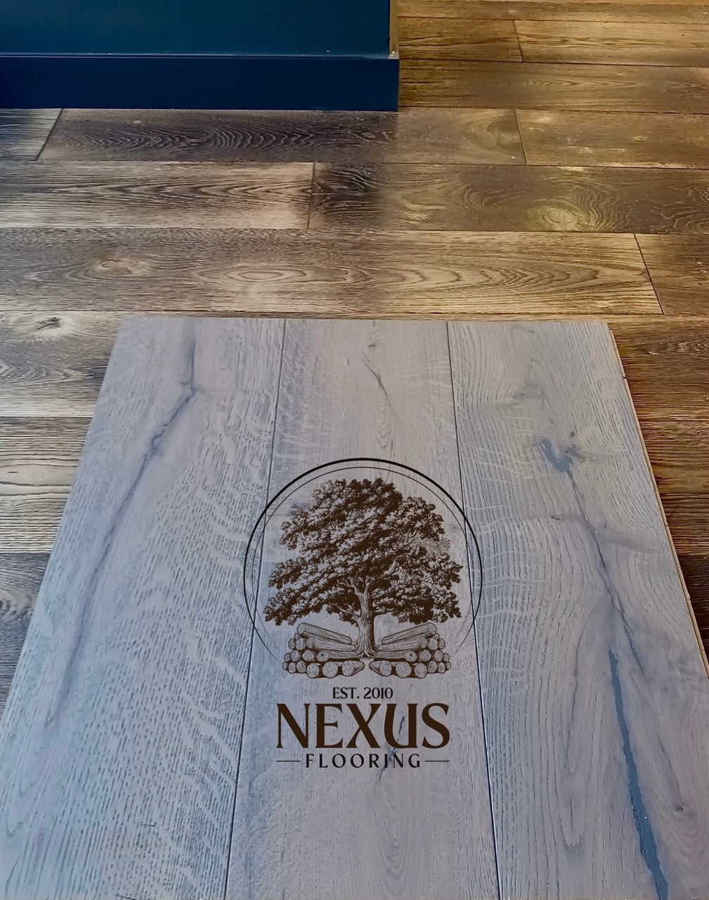 14mm x 3mm x 190mm Amethyst Brushed UV Oiled 3 ply Engineered Oak Wood Flooring