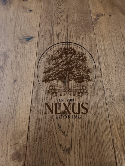 14mm x 3mm x 190mm Black Pearl Brushed UV Oiled 3 ply Engineered Oak Wood Flooring(65)