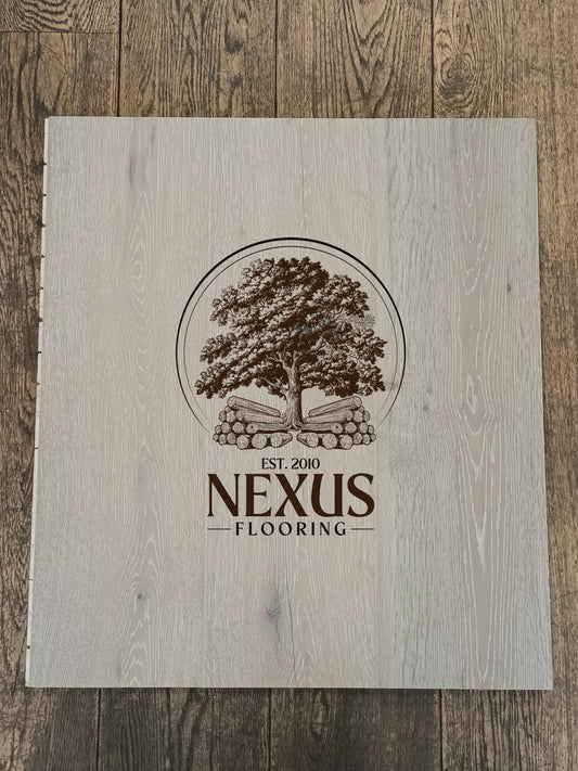 15mm x 4mm x 190mm Engineered White Bracken Oak Wood Flooring