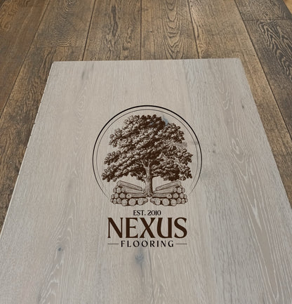 15mm x 4mm x 190mm Engineered White Bracken Oak Wood Flooring