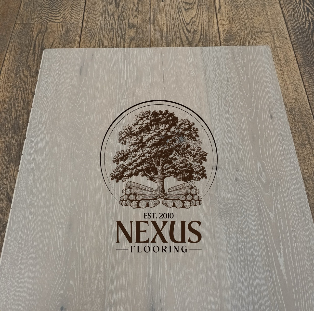 15mm x 4mm x 190mm Engineered White Bracken Oak Wood Flooring