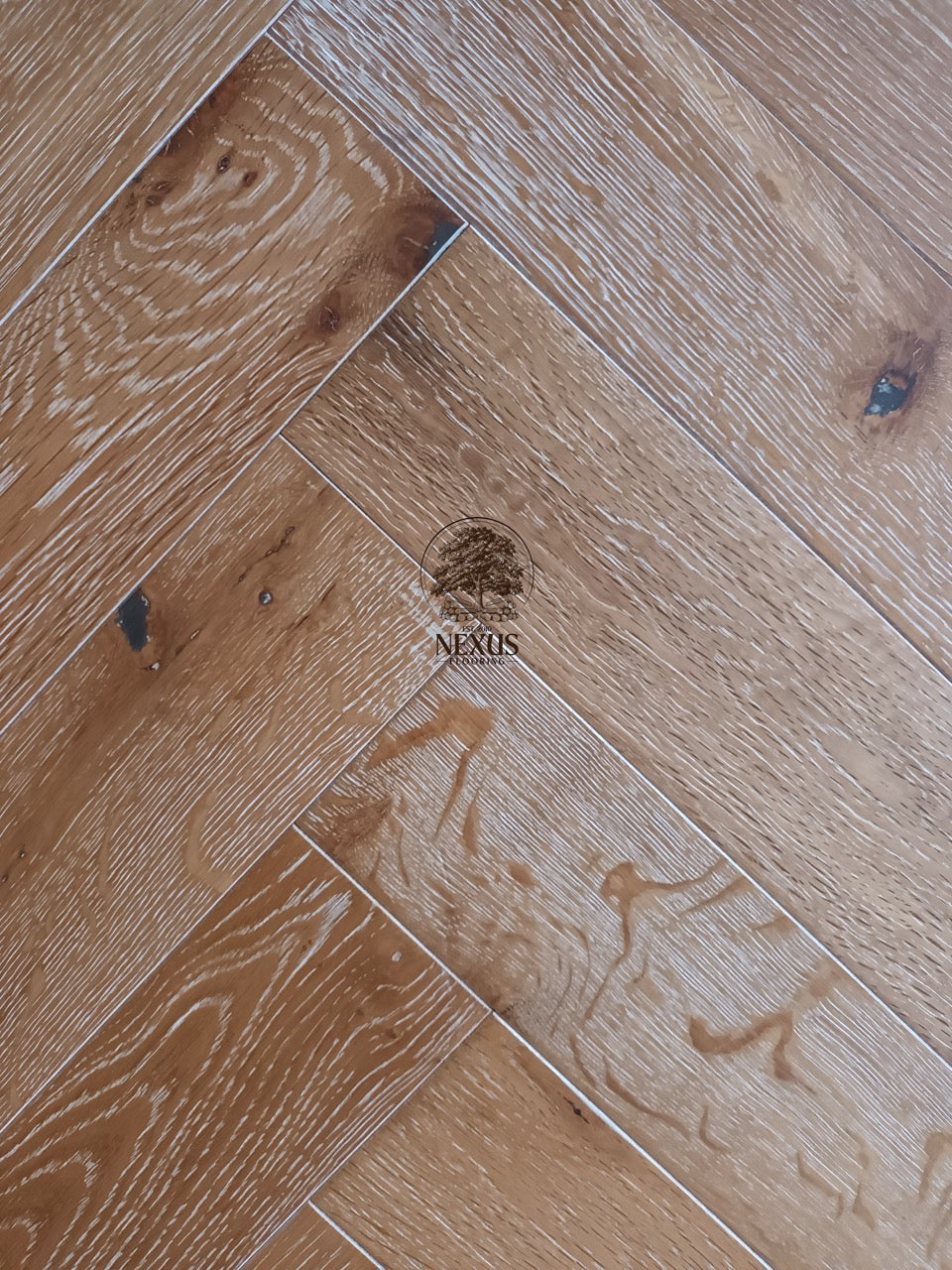 Bracken Herringbone Engineered Oak 14x 3x 90x 400 Wood Flooring