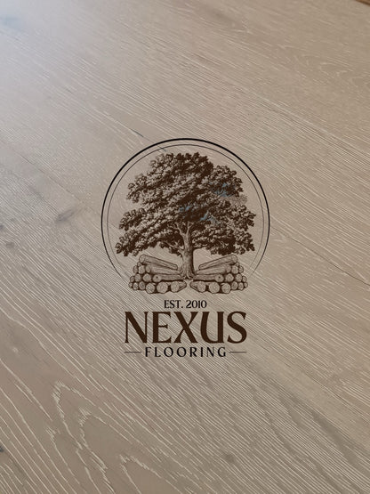 15mm x 4mm x 190mm Engineered White Bracken Oak Wood Flooring