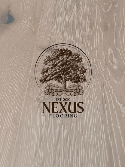 15mm x 4mm x 190mm Engineered White Bracken Oak Wood Flooring