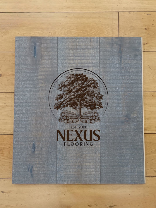 15mm x 4mm x 190mm Copper Band Saw Mark Brushed UV Oiled Multiply Engineered Oak Wood Flooring